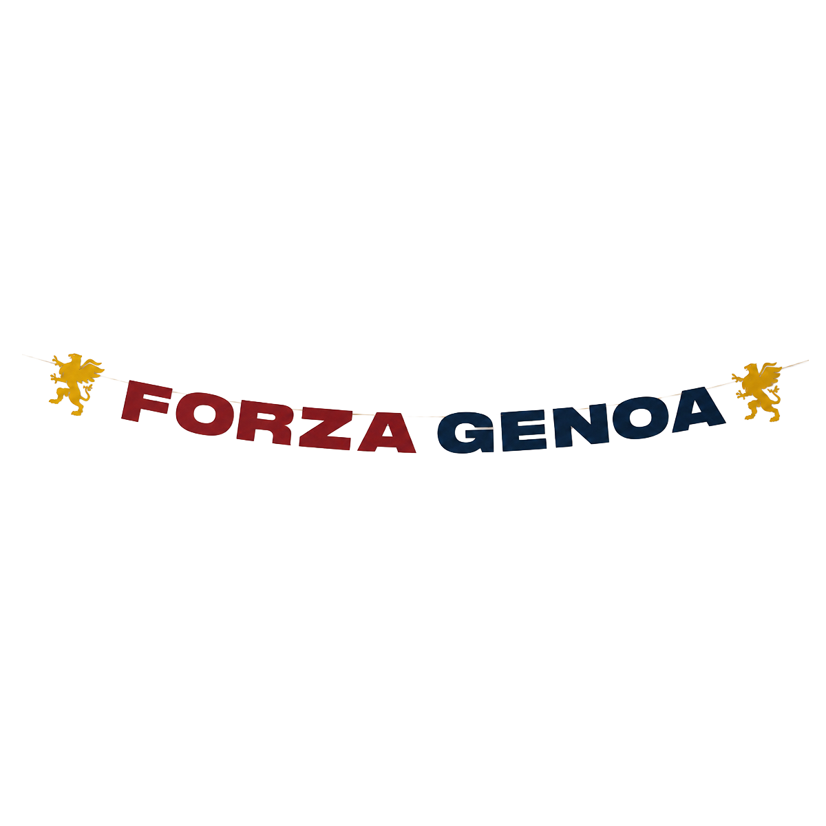 Festone decorativo Forza Genoa - immagine 2