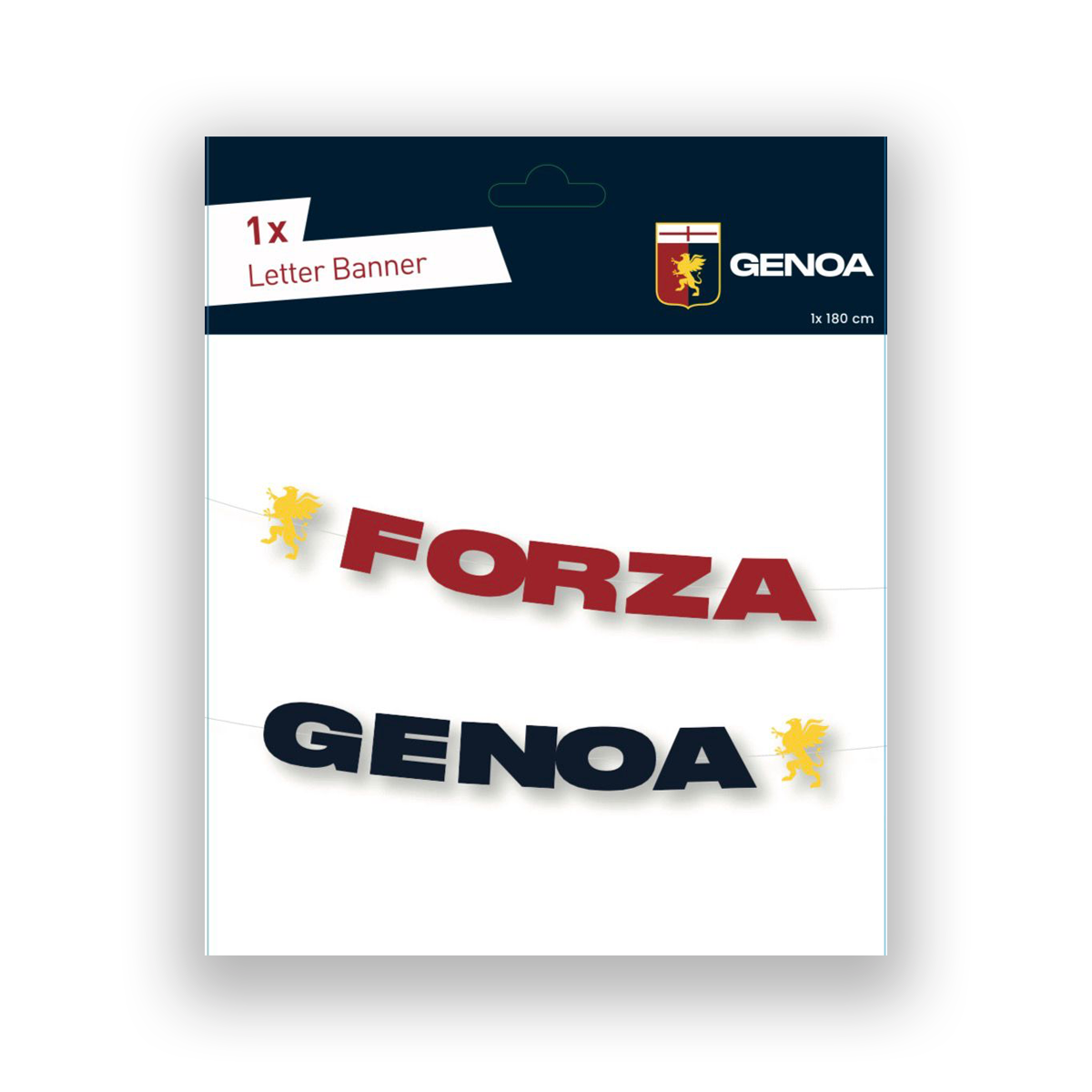 Festone decorativo Forza Genoa